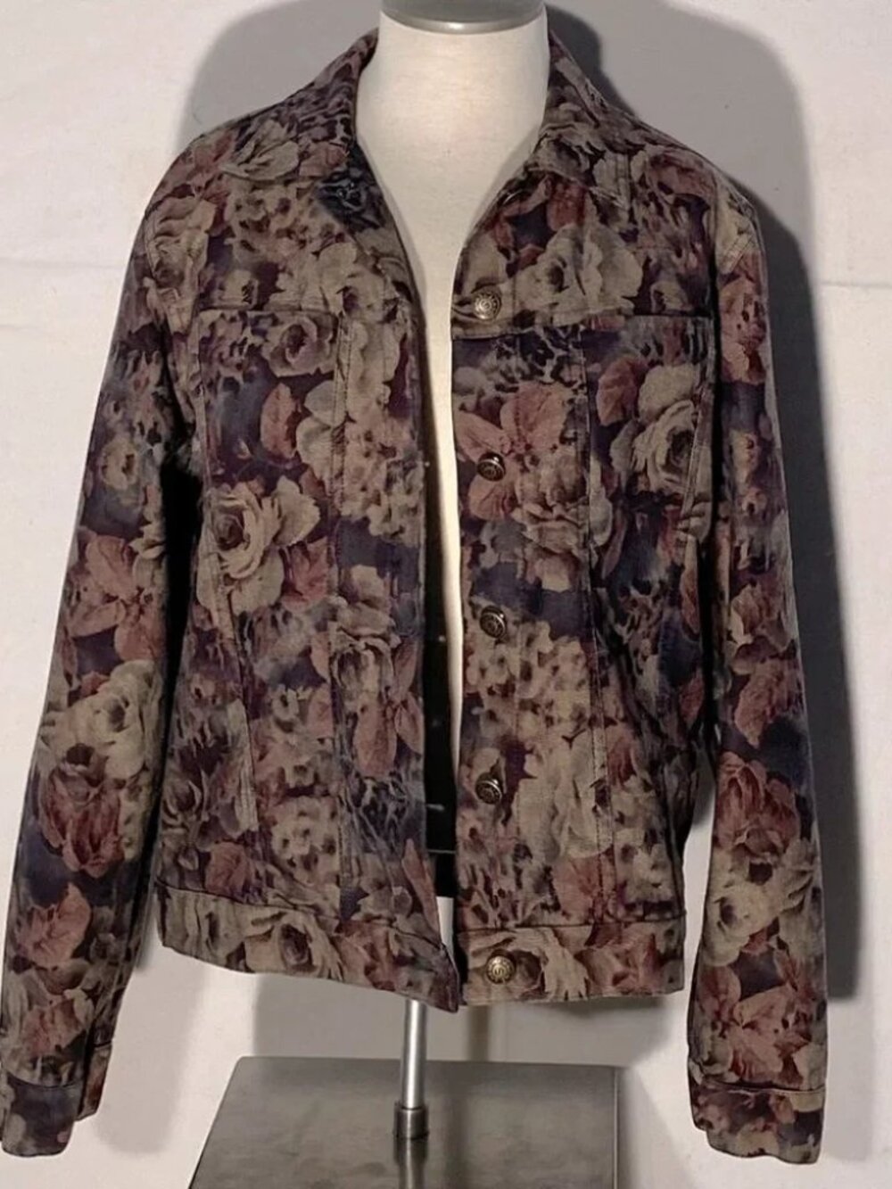 Vintage Seasons Floral Light Jacket M
